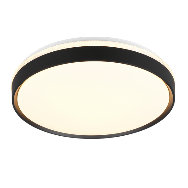 Spacy LED ceiling lamp matt black image 1