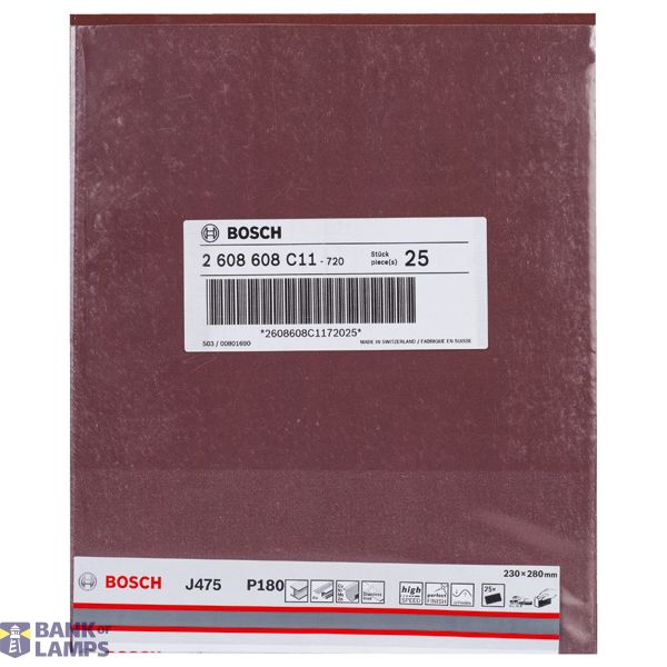 J475 sanding sheet 230x280 mm, 180 image 2