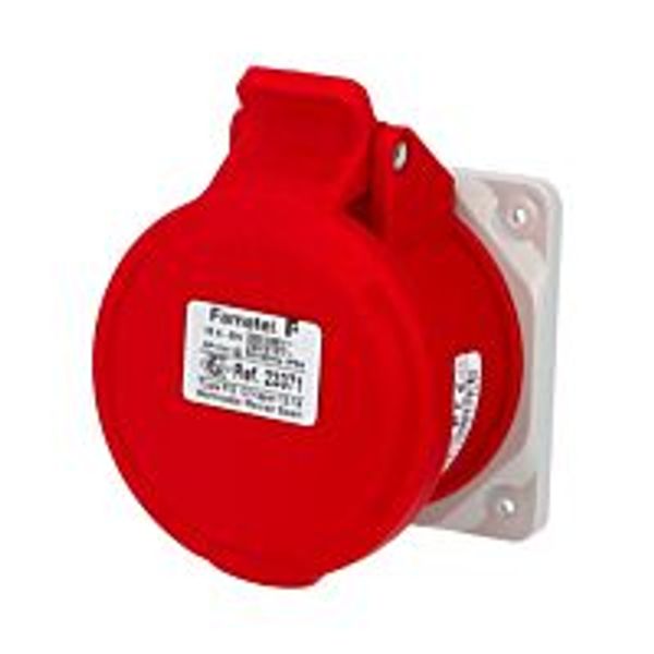 Socket 16/400V 5-pole IP44 built-in direct image 1