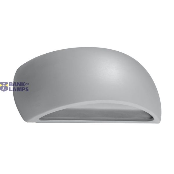 PONTIUS GREY CERAMIC WALL LAMP G9 1X60W IP20 image 2