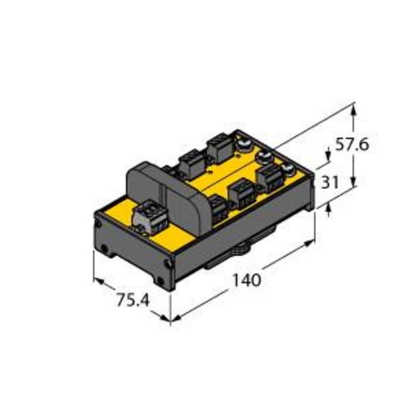 IP20 Junction Box with Short-Circuit Protection, 6-Channel FOUNDATION Fieldbus and PROFIBUS-PA   JRBS-40DC-6RV image 1