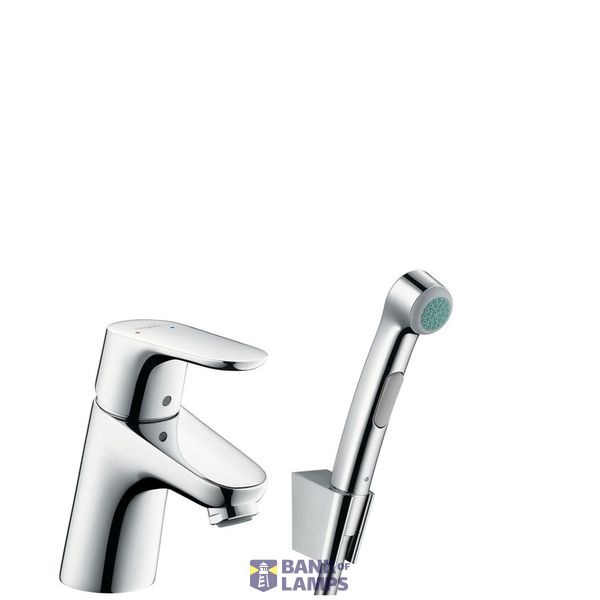 Focus 70 basin mixer with bidet, 1.60m, chrome image 1