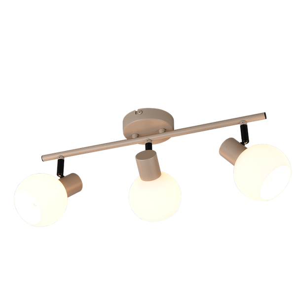 Boba wall lamp 3-pc E14 warm beige image 1