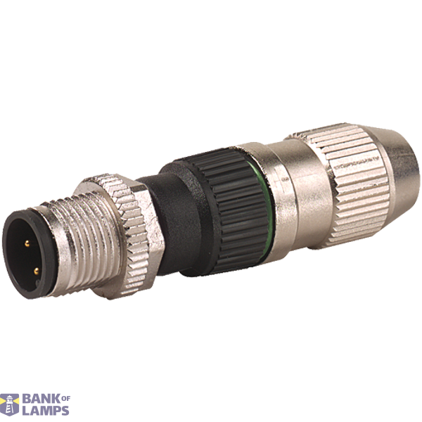 M12 male 0° A-cod. IDC 4-pol., 0.25 - 0.5mm², 4 - 5,1mm PU = 50 image 2