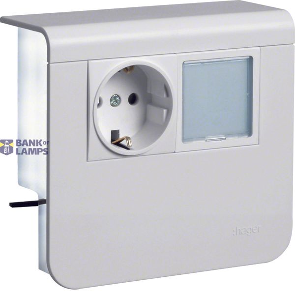 acc.box SL20055 socket+LED tw image 1