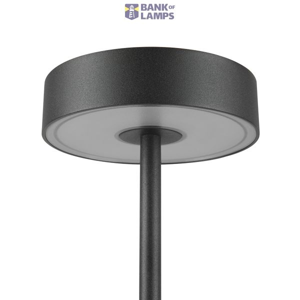 VINOLINA, table lamp, battery, IP54, 2700/3000K, TOUCH, black image 3