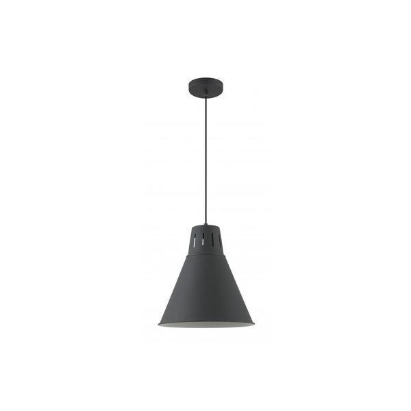 Ceiling fixture GIANNI L,8136,AC220-240V,50/60Hz,1*E27, max.40W, IP20,  Diameter 32cm,single, black image 1