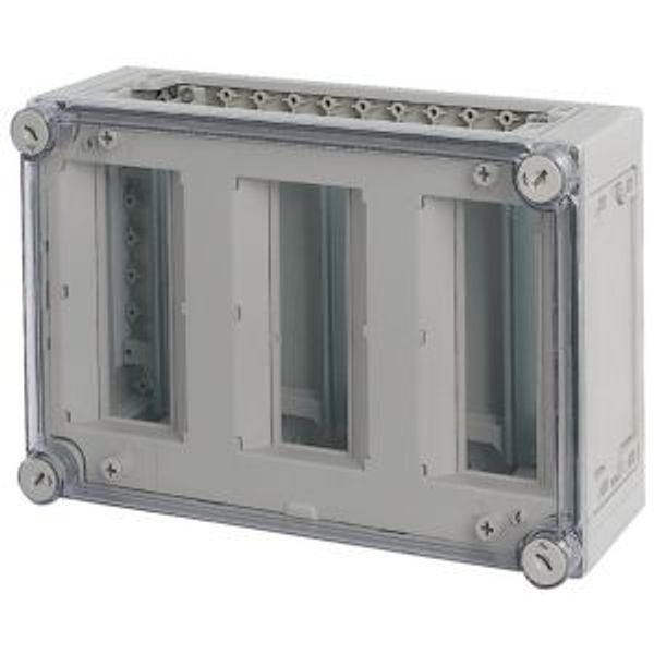 AV/I43-125 MCB enclosure, IP65, mounting rail vertical, HxWxD=250x375x150mm image 2