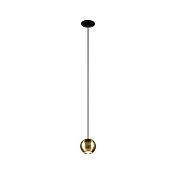 DYSKO, pendant light PHASE, 2700K, 36ø bl/gold image 1
