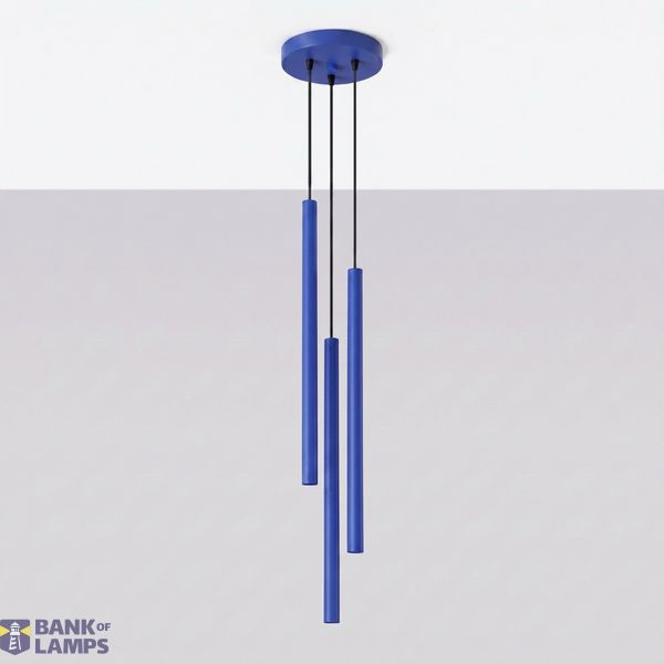 Pendant lamp PASTELO 3P ultramarine image 8