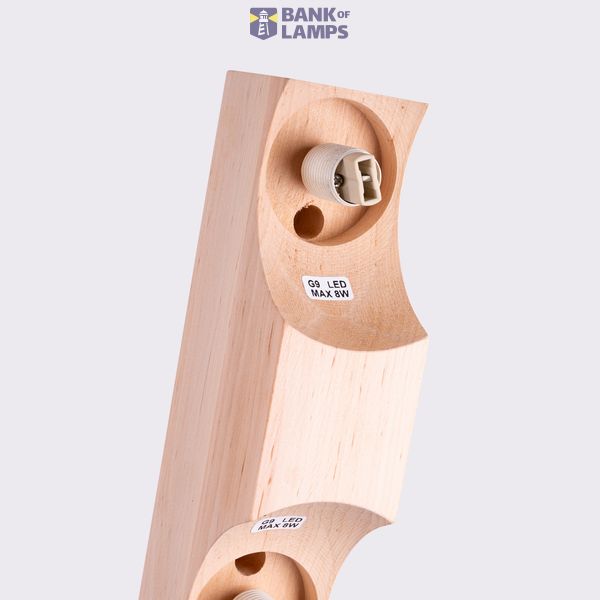 Ceiling lamp BULBO 2 natural wood image 10