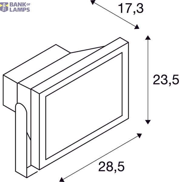 LED OUTDOOR BEAM, silver-grey, 50W, 5700K, 100°, IP65 image 2