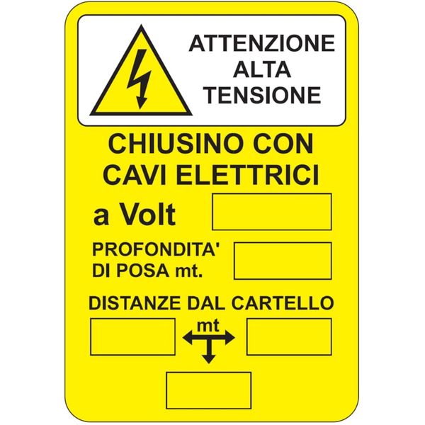 Various sign - Al - Dimensions: 330x500 mm image 1