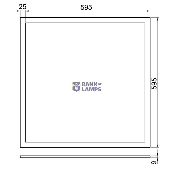 Lano 4 LED 33W 840 3960lm 850mA M600 UGR image 3