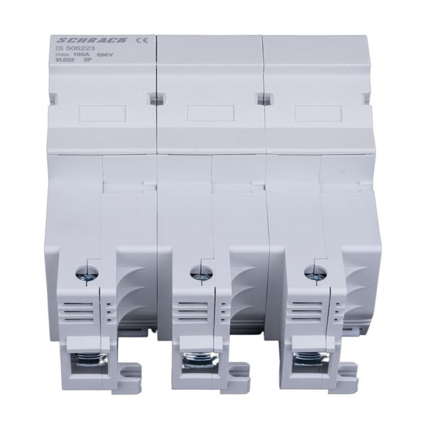 Fuse Carrier 3-pole, 100A, 22x58 image 5