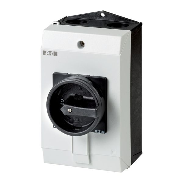 T3-3-8342/I2/SVB-SW Main switch, T3, 32 A, surface mounting, 3 contact unit(s), 6 pole, STOP function, With black rotary handle and locking ring, Lockable in the 0 (Off) image 5