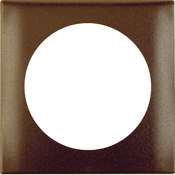 Integro Flow Frame, 1-Gang Brown Matt image 1