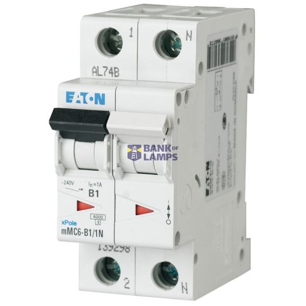 mMC6-C10/1N Eaton Moeller series xPole (Style 5) - mMC4/6/M MCB image 1