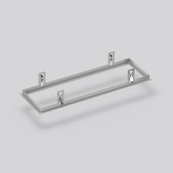 Recessed frame L 650 B 214 H 2 HEL 94 colour: silver image 2