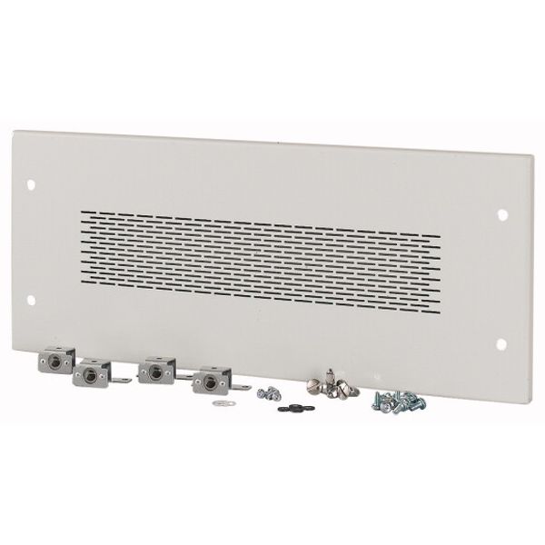 XTSZCSV3-H250W600 Section wide cover, HxW=250x600mm, IP31, grey image 1