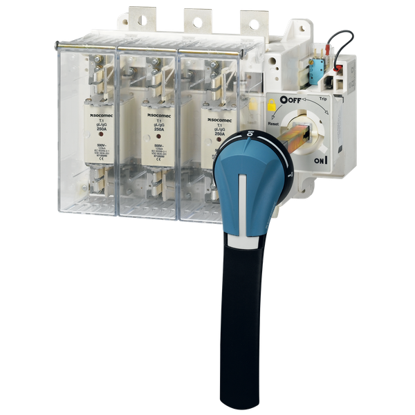 Switch-discon-fuse visi break FUSOMAT ST coil-Ext&dir R OP-400A-4P-DIN image 2