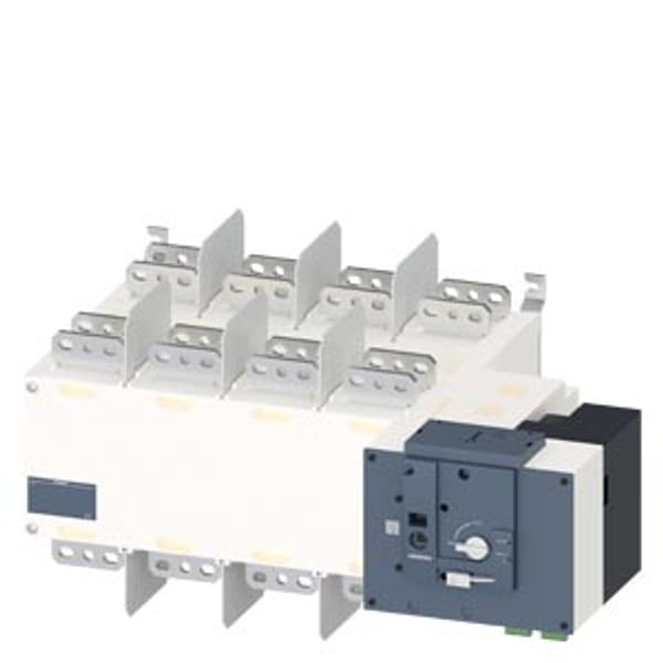 SENTRON, transfer switching equipment 3KC, remotely operated, RTSE, 4-pole, Iu: 3200 A, Ue AC: 415 image 1