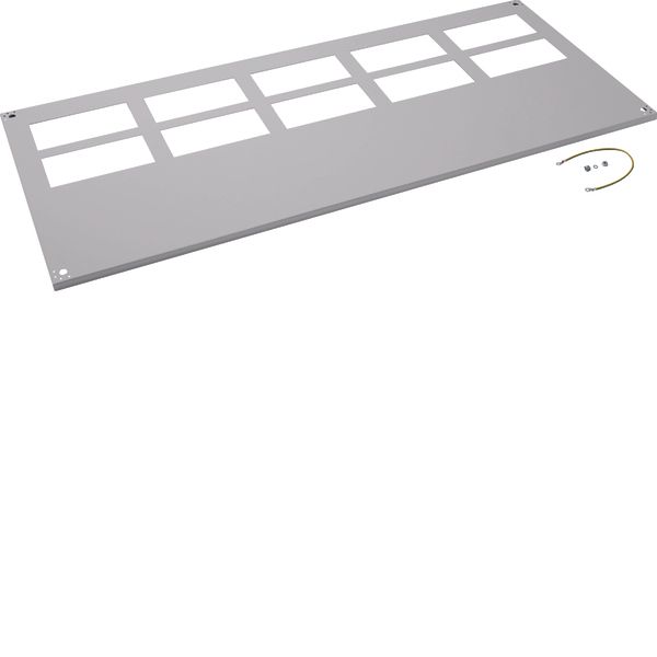 Perforated closing plate, Univers, IP54, CL1, 1600x600 mm image 1