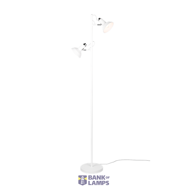 Roxie floor lamp E14 matt white/chrome image 1
