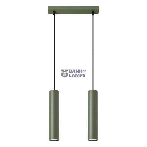 HANGING LAMP LAGOS 2 OLIVE GREEN 2XGU10 image 2