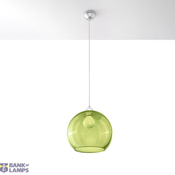 HANGING LAMP BALL GREEN E27 1X60W IP20 image 5