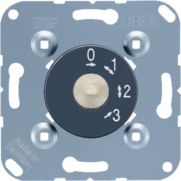 Rotary switch insert, 3-level switch 1101-4 image 2