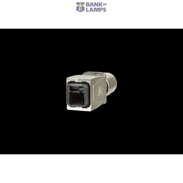 E-DAT Industry IP67 V14 plug housing for RJ45 unequipped image 2