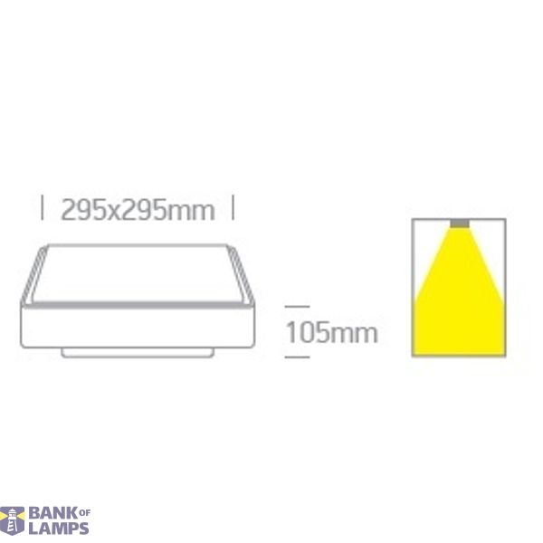 BLACK IP65 2xE27 12W image 2