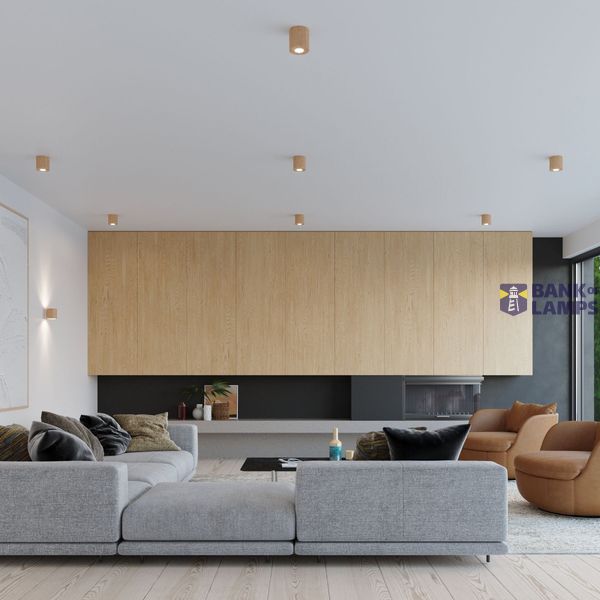 SPOT ORBIS NATURAL WOOD GU10 1X40W IP20 image 8
