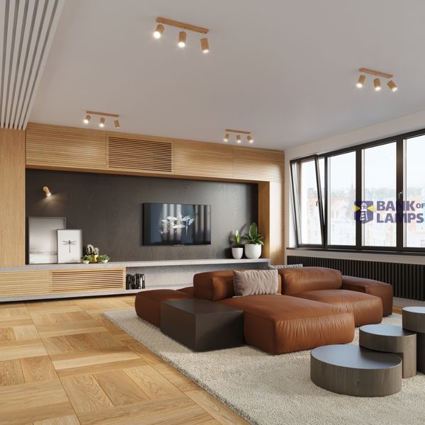 CEILING LAMP BERG 2 NATURAL WOOD GU10 2X40W IP20 image 7