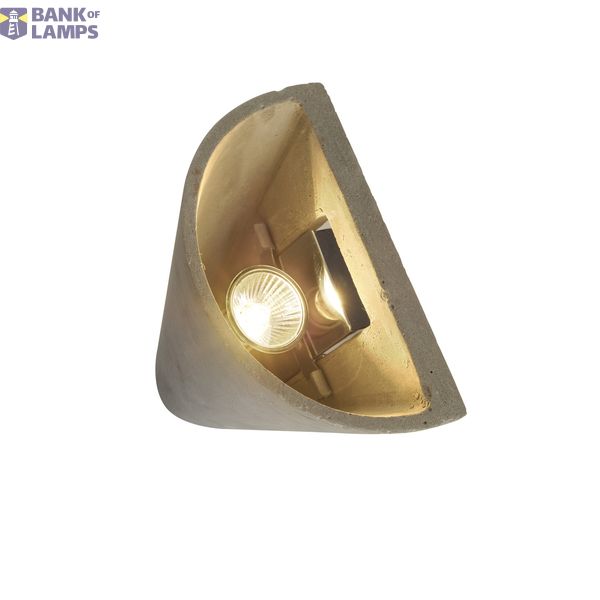 SOPRANA SOLID wall light, WL-2 , concrete, GU10, max. 25W, v-shape image 5