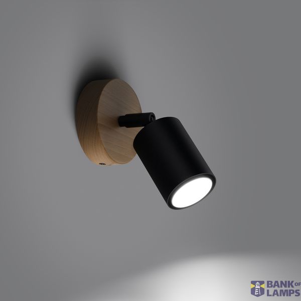 WALL LAMP VERDO BLACK GU10 1X10W IP20 image 6
