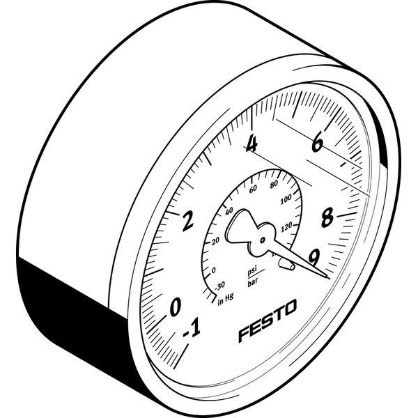 VAM-63-V1/9-R1/4-EN Vacuum gauge image 1