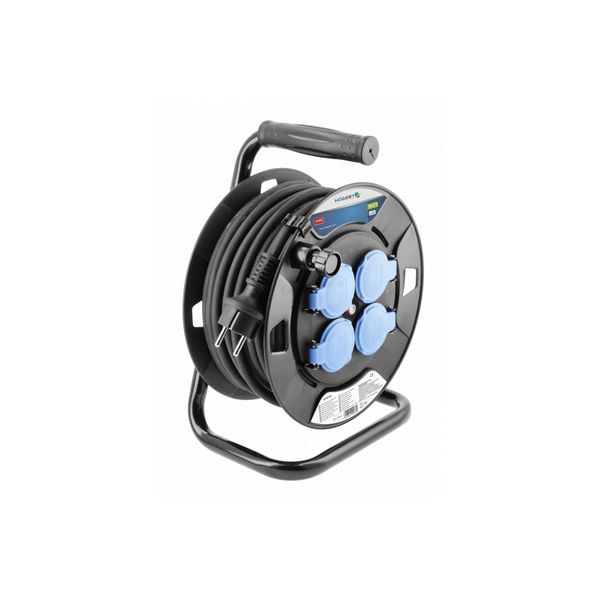 HOEGERT Rubber Insulated Drum Extension Cord 20 m image 1