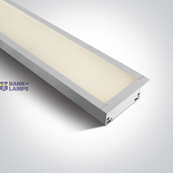 WHITE RECESSED UGR19 40W WW 1210mm 230V image 2
