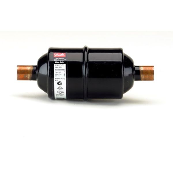 Hermetic filter drier, DML, 08 cu.in., Copper image 1