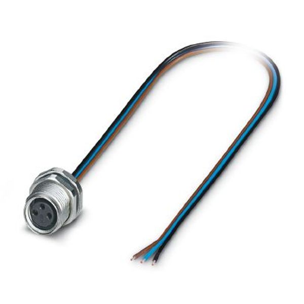 SACC-DSI-M8FS-3CON-M10/0,5 - Device connector, rear mounting image 2