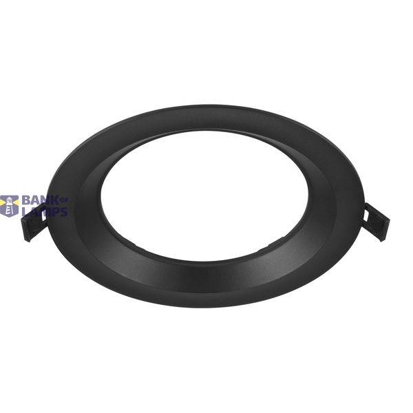 DOWNLIGHT V 150, slightly recessed cover black image 1