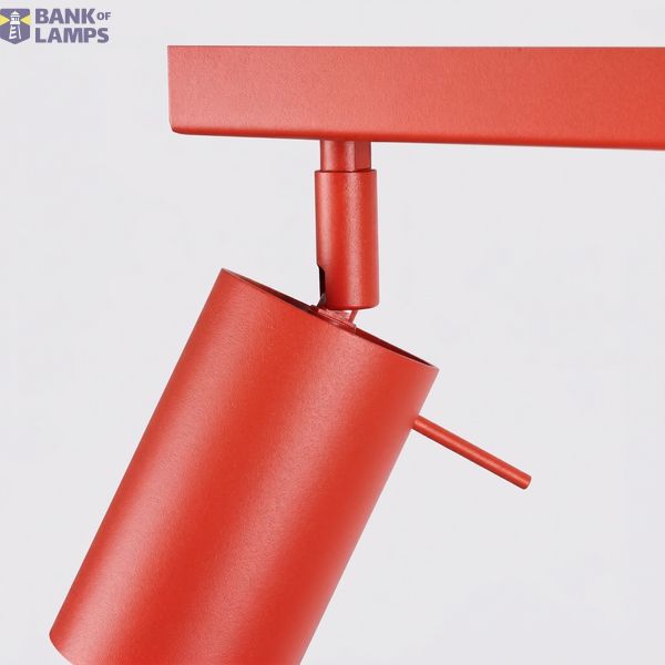 Ceiling lamp RING 6L red image 9