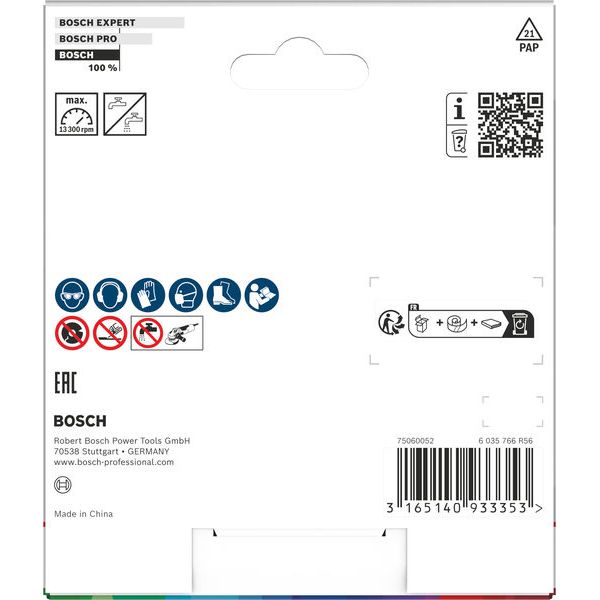 X-LOCK Standard for Ceramic diamond cutting disc 115x22.23x1.6x7 image 1