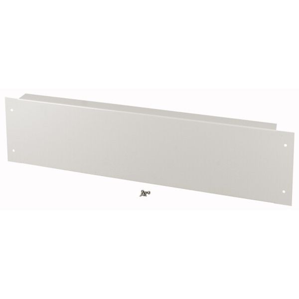 XLSPL2F85 Plinth, front plate for HxW 200 x 850mm, grey image 1