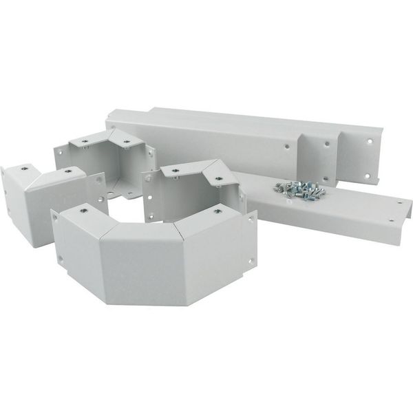 XAP020606C Plinth, corner section, HxWxD=200x650x650mm, grey image 4