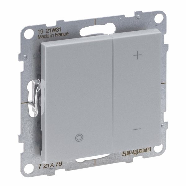 PUSH-BUTTON DIMMER ALL CHARGES ALUMINIUM image 1
