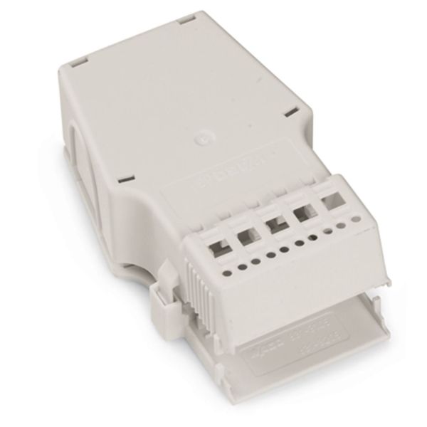 Strain relief housing light gray image 1