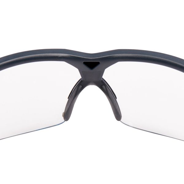 3M™ SecureFit™ Safety Glasses, Grey frame, Scotchgard™ Anti-Fog, Clear image 3